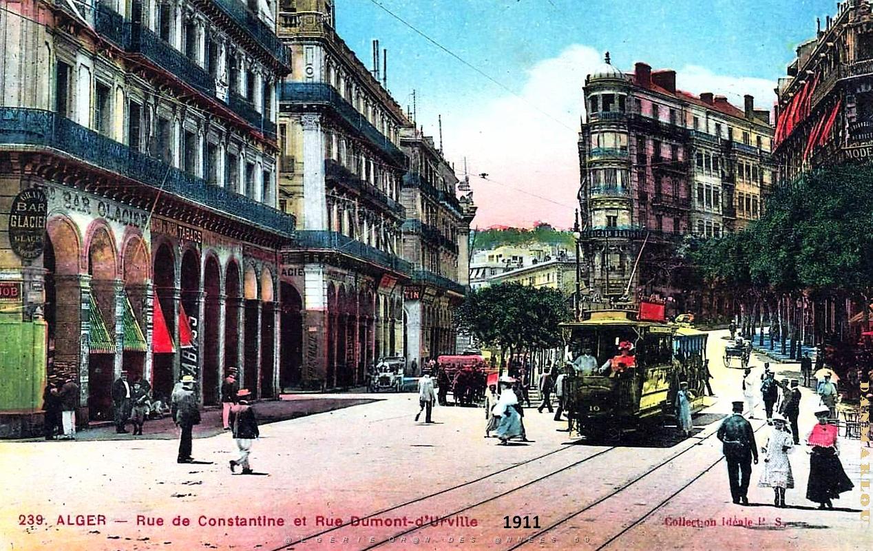 2841- Alger - Rue de Constantine et Rue Dumont-D'Urville - 1911.jpg